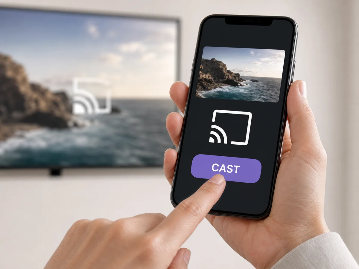 Streaming mobile content to the TV