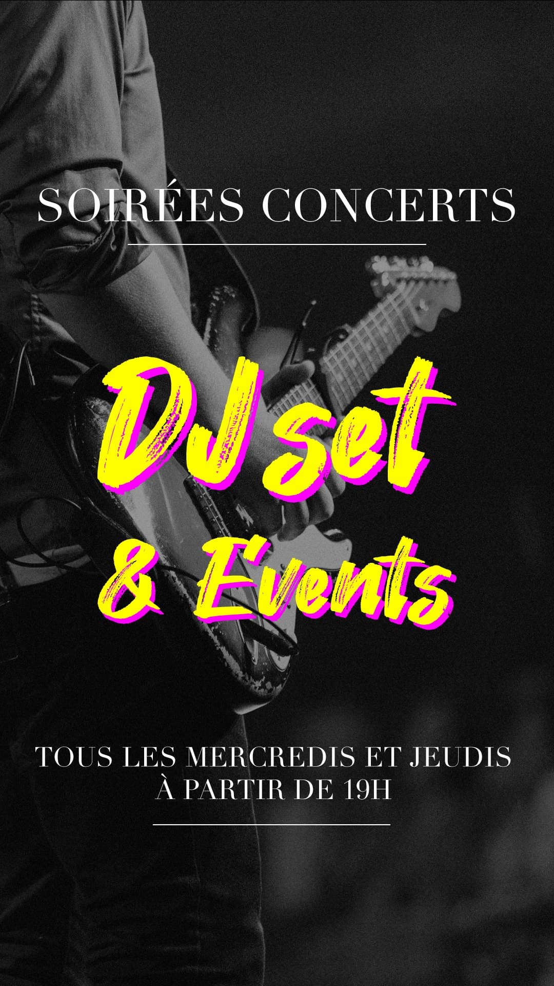 Locandina di evento — serata concerto