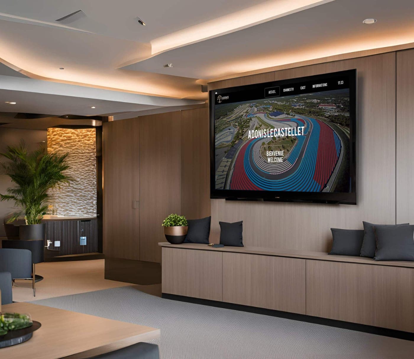 French and international channels on Smart TV, IP or coaxial