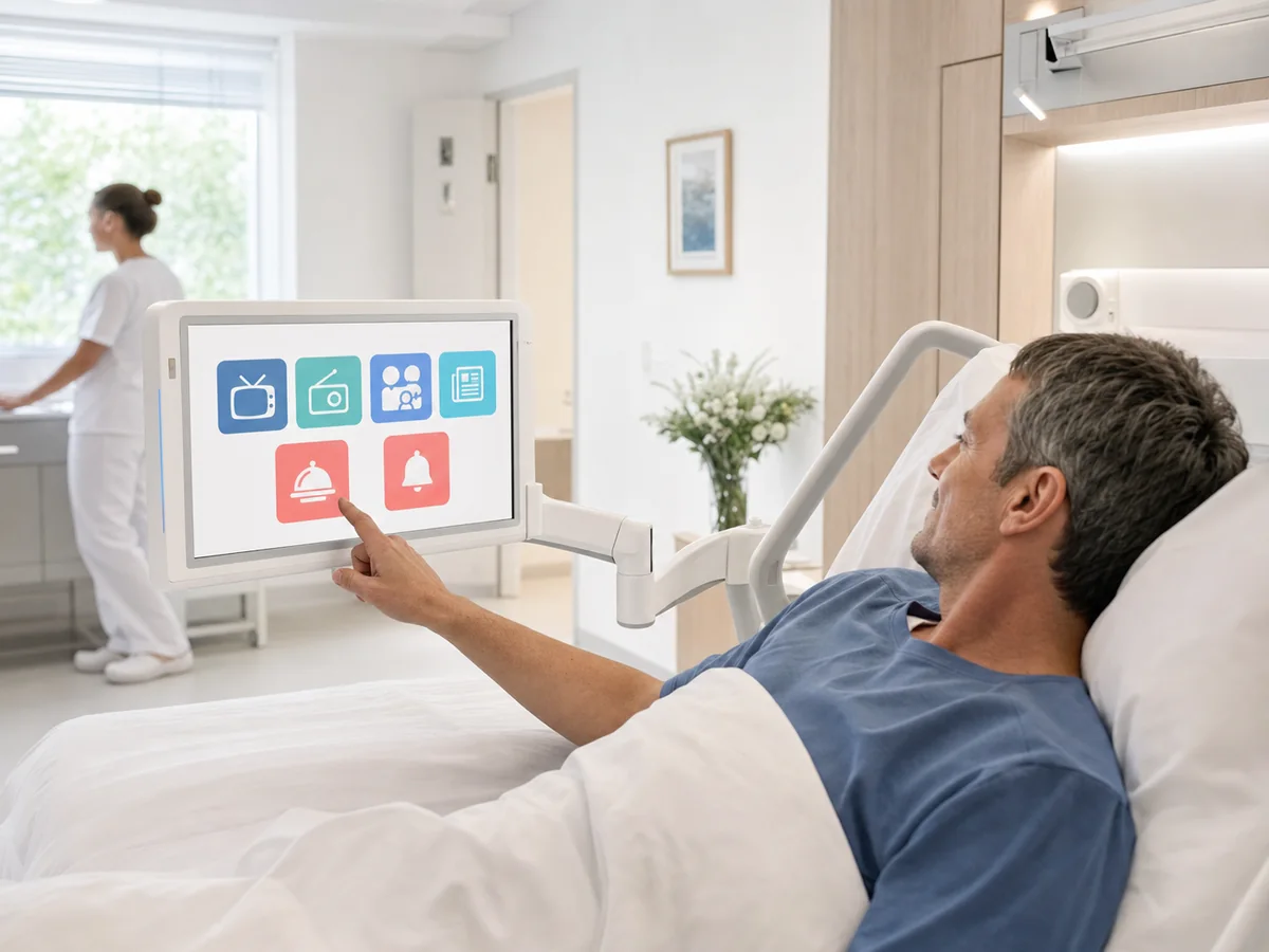 Connected patient tablet